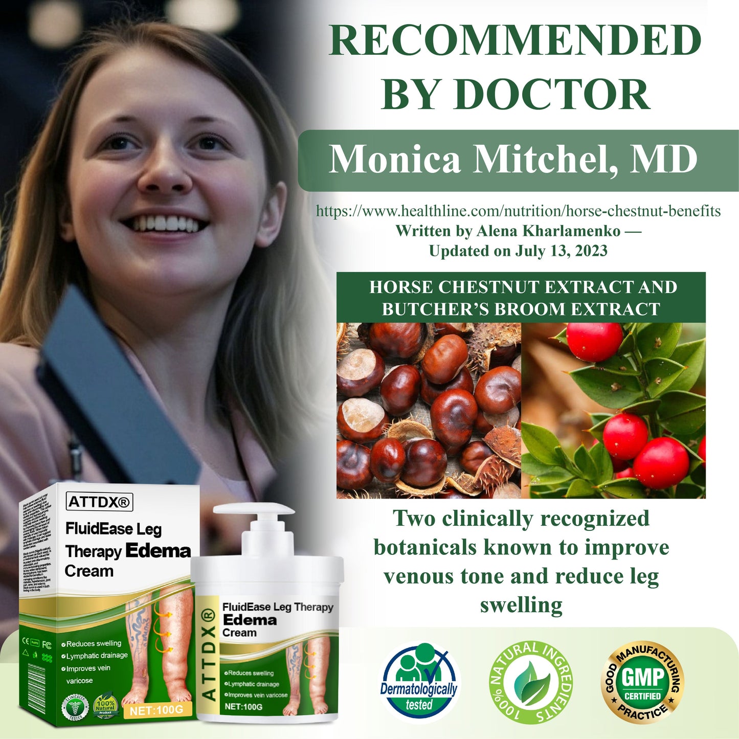 Κρέμα Θεραπείας Ποδιών για Οίδημα