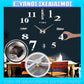 3D Αυτοκόλλητο Ρολόι Τοίχου DIY