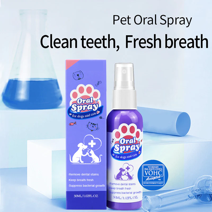 Σπρέι Καθαρισμού Δοντιών Για Τη Στοματική Υγεία Των Κατοικίδιων Ζώων