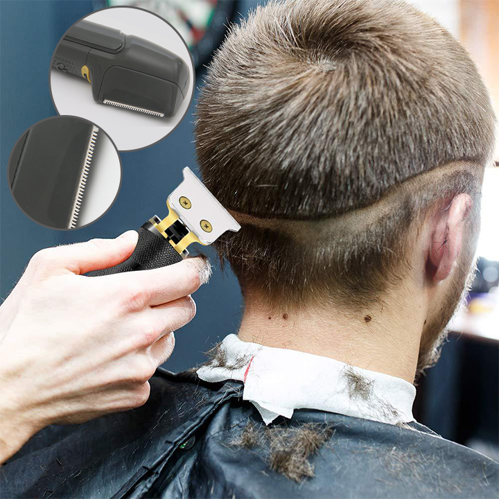 ΣΕΤ 1 Ξυριστική Μηχανή-Trimmer Με Πλαϊνές Λεπίδες & 1 Κουρευτική Μηχανή-Trimmer